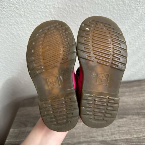 Dr. Martens TULLY Girls Pink Mary Jane Shoes Toddler Size 8 - Picture 6 of 8